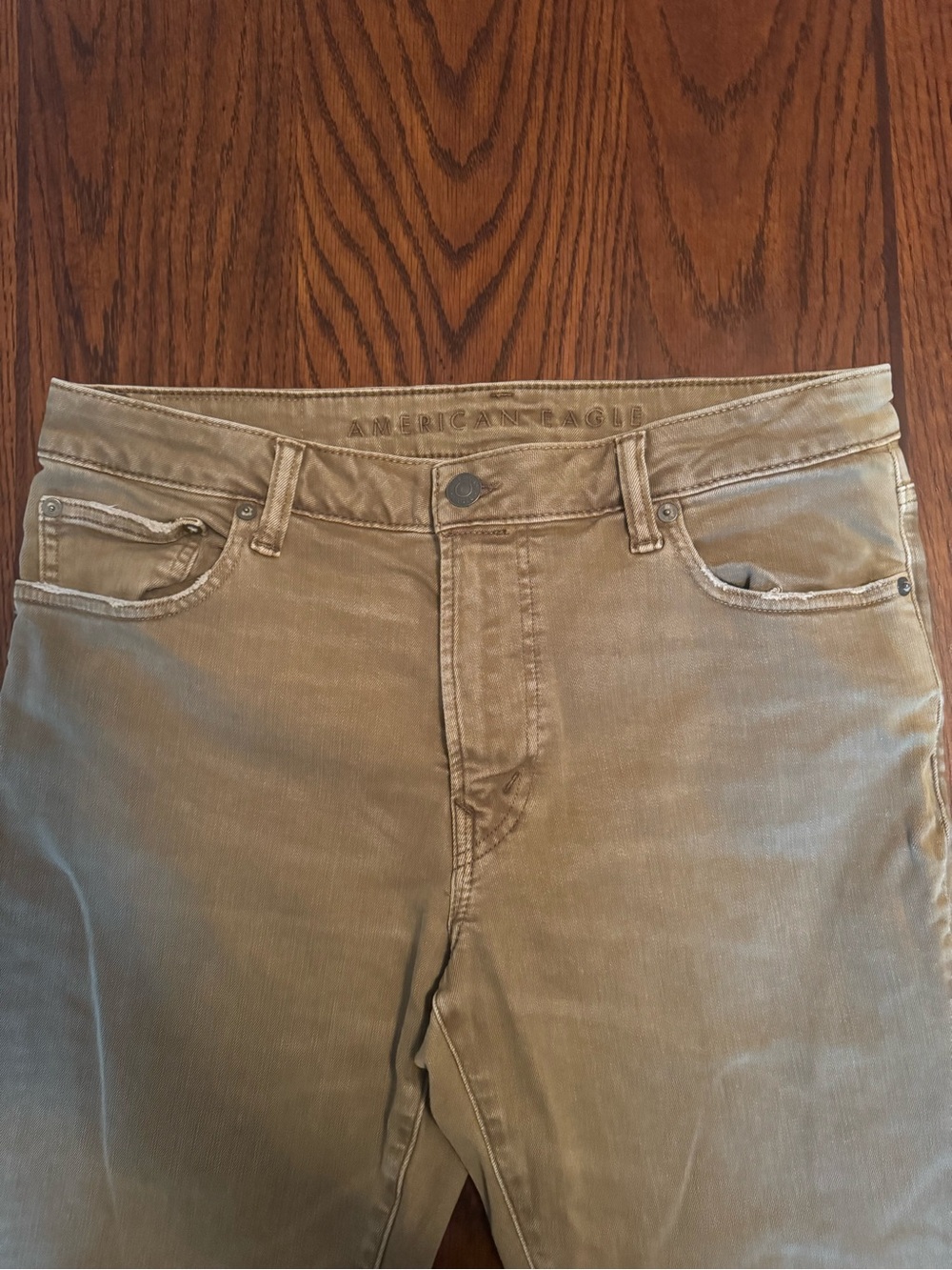 American Eagle Outfitters Men’s Tan Slim Straight Jeans